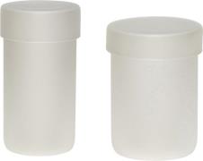 Hübsch Pop Storage Jars Large Frosted set of 2 Frosted Str ø9xh13, ø10...