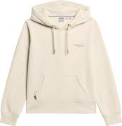 Superdry Essential Logo Hoodie Kvinde Light Oat Marl Hættetrøjer Str S...