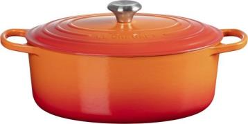 Le Creuset Oval Gryde 31 Volcanic Signa Vulkan Str 31cm - Gryder hos M...