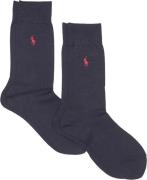 Polo Ralph Lauren Dress Sock 2pack 39-42 - Ankelømper hos Magasin