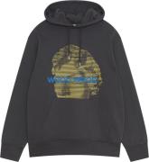 Wood Wood Wwzeus Striped Face Hoodie Gots Mand Anthracite Hoodies Str ...