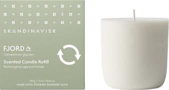 Skandinavisk Fjord Scented Candle Refill 200g Kvindeduft 200 G - Duftl...