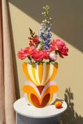 OCTAEVO Paper Vase Elysia Orange Str 15,5 x 1 x 15,5 - Vaser hos Magas...