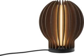 Eva Solo Radiant Rund LED Lampe Smoked Smoked Oak Str 1 - Bordlamper h...