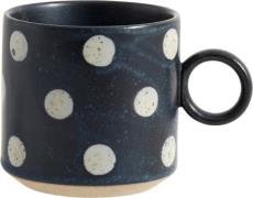 Nordal Grainy cup w. Handle, Dark Blue/ Sand 0008 - Kopper Med Hank ho...