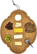 DutchDeluxes Breakfast Board Oval Oak Solid Oak - Skærebrætter hos Mag...