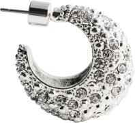 MANGO Rhinestone Hoop Earrings U - Andet hos Magasin