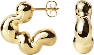 Camille Brinch Jewellery Cloudy Puffer Hoops Sold as a pair - Creoler ...