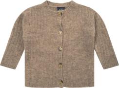 Sofie Schnoor Knit Str 68-74 cm - Brown Melange Cardigans hos Magasin