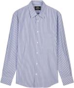 Mads Nørgaard - Copenhagen Organic Cotton Poplin Sune Shirt Mand Blå+H...