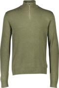 Lindbergh Ecovero Half zip L/S Knit Mand Grøn Turtlenecks Str L - hos ...