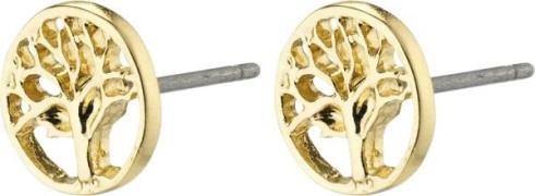 Pilgrim Iben Recycled Treeof-life Ørestikker Gold-plated One size - Ør...