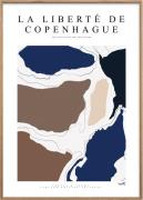 Poster & Frame La Liberté De Copenhague 2019 002 Flerfarvet Str 30x40c...