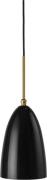 Gubi Grshoppa Pendant Base: Brass, Shade: Black Glossy 0008 Str 1947 -...