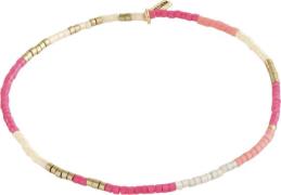 Pilgrim Alison Bracelet Pink, Goldplated one size - Perlearmbånd hos M...