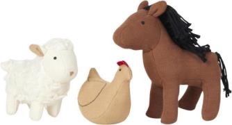 Fabelab Pocket Friend Farm Animals One Size - Bamser Bomuld hos Magasi...