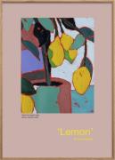 Poster & Frame Lemon Flerfarvet Str A3 - Plakater hos Magasin