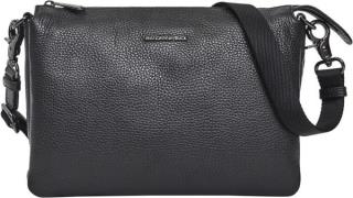 Mandarina Duck Mellow Leather Crossover / Nero 28x18x11 - Skuldertaske...