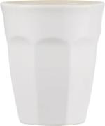 Ib Laursen Cafe Latte Krus Mynte Pure White Hvid Str D:8,5 H:9,5 cm - ...