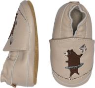 Melton Dancing Bear Leather Slippers Oxford Tan Hjemmesko Str 26/27 - ...