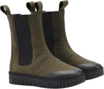 ILSE JACOBSEN Tulip6298 Kvinde Deep Olive Black Chelsea Boots Str 40 -...