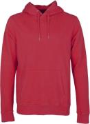 Colorful Standard Classic Organic Hood Kvinde Scarlet Red Hættetrøjer ...