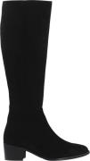 Bianco Biacarol Knee High Boot Suede Kvinde Black Langskaftede Støvler...