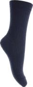 mpKids Wool rib Socks Str 29/32 - Navy Strømper hos Magasin