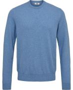 Magasin Mads 2 100% Cashmere Mand Blue Shade Sweaters Str L Cashmere