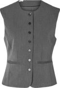 Selected Femme Slfpiya Fitted Vest Kvinde Grå Veste Str 40 - hos Magas...