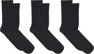 mpWoman Fine Wool rib Socks 3-packs Ankelstrømper Str 40/42 - hos Maga...