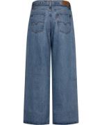 Levi's XL Straight Thanks Friend Kvinde Blå Wide Jeans Str 25/31 - hos...