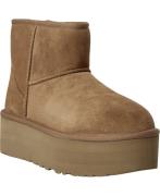 UGG W Classic Mini Platf Kvinde Chestnut Vinterstøvler Str 36 - hos Ma...