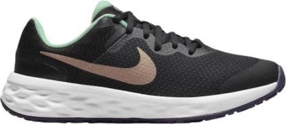 Nike Revolution 6 Løbesko Sort Sneakers Str 37.5 - hos Magasin