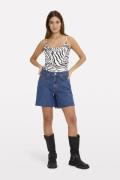 Envii Enbiloba Shorts 6863 Kvinde Medium Blue Denim Shorts Str L - hos...