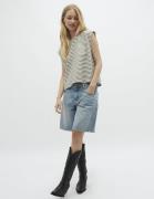 mbyM Saniram Kvinde Light Vintage Wash Denim Shorts Str L - hos Magasi...