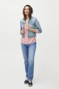 PULZ Jeans Pzjay Denim Jacket Kvinde Light Blue Denim Denimjakker Str ...