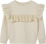 Lil' Atelier Nmfnolan LS Sweat LIL Str 92 - Turtledove Strik hos Magas...