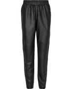 Micha Pants_ Leather Leggings Kvinde Black Læderbukser Str 40 - hos Ma...