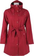 Danefæ Rainlover Raincoat Kvinde Dark Red Regnjakker Str L - hos Magas...