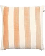 Magasin Stripe Velvet/beige, Pyntepude 48x48 CM 0008 Pyntepuder Bomuld