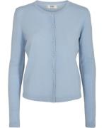 Magasin Mabel 3 100% Cashmere Kvinde Dream Blue Cardigans Str L Cashme...