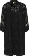 Culture Cusanta Dress Kvinde Black Midi Kjoler Str L - hos Magasin