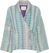 Sissel Edelbo Thora Wrap Kantha Jacket Kvinde Multi Overgangsjakker - ...