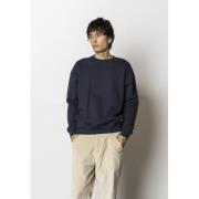 Fat Moose Nelson Organic Crew Mand Navy Sweatshirts Str L - Bomuld hos...