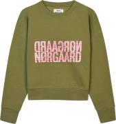 Mads Nørgaard - Copenhagen Organic Sweat Tilvina Sweatshirt Kvinde Grø...