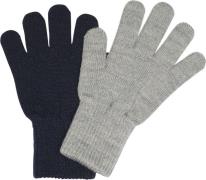 Melton Comfy Gloves 2pack 3-6Y - Vanter & Luffer Uld hos Magasin