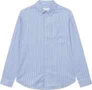 Les Deux Kolton Herringbone Poplin Shirt Mand Hvid Langærmede Skjorter...