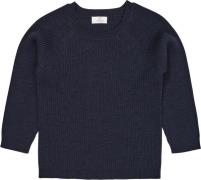 Copenhagen Colors Merino Classic RIB Blouse Str 128 Merino - Navy Stri...