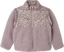 Name It Nmfminna Teddy Jacket Str 92 - Woodrose Overgangsjakker hos Ma...